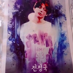 Bts jungkook canvas poster